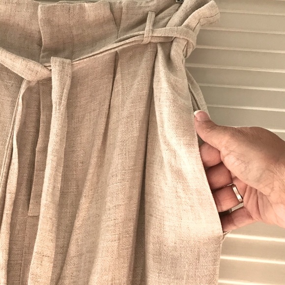 FIRST MONDAY Linen Ankle Pants NWOT! - Picture 7 of 8